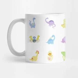 Dinosaur Illustrations Sticker Pack Mug